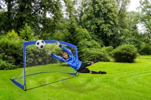 Futbalová bránka modrá 270 x 150 cm