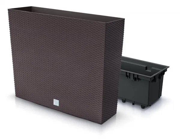 Prosperplast Vysoký truhlík RATO mocca, variant 77 cm
