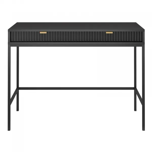 Piaski Toaletný stolík Nova 104 cm čierny/čierny rám