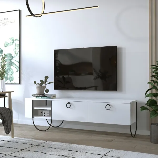 TV stolík Norfolk Tv Stand - White