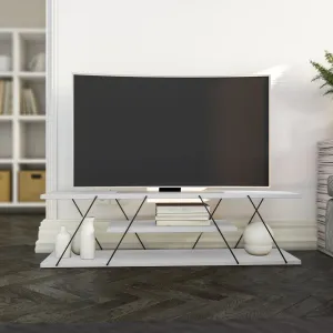 TV stolík Canaz v2 - White, Black