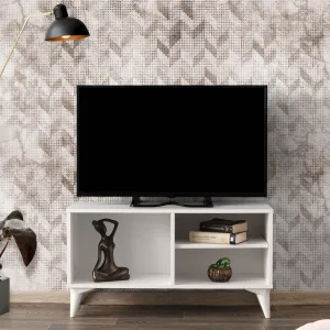 Kalune Design TV stolek ZISINO 100 cm bílý