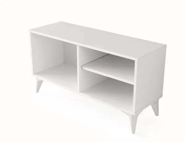 Kalune Design TV stolek ZISINO 100 cm bílý