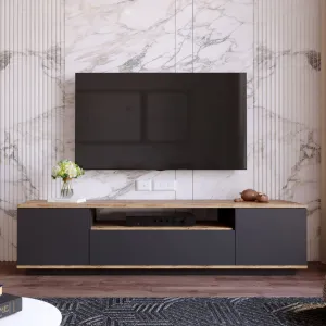 Hanah Home TV stolek FREE 7 180 cm borovice/antracitový