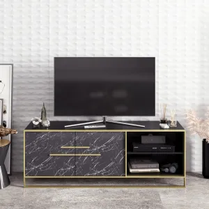 TV stolík Polka - Black