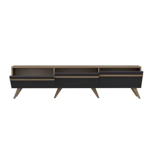 Kalune Design TV stolek AMSTERDAM 180 cm antracitový