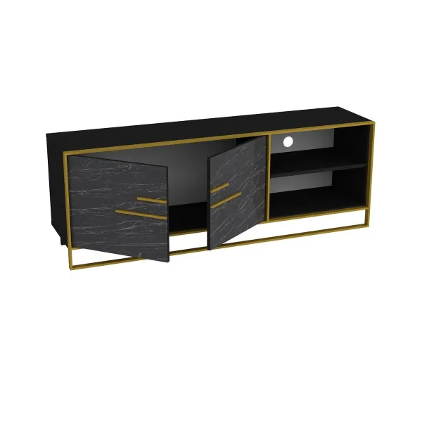 TV stolík Polka - Black