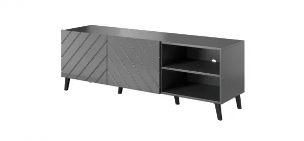 TV stolík ABETO Halmar Grafit