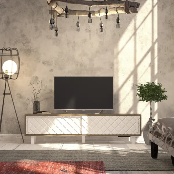 TV stolík Rob - Ud, White