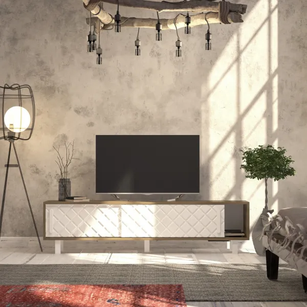 TV stolík Rob - Ud, White