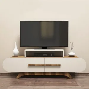 TV stolík Rose Walnut Cream