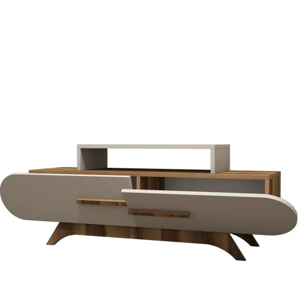 TV stolík Rose Walnut Cream