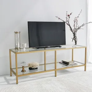 Hanah Home TV stolík Basic zlatý