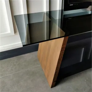 Kalune Design TV stolek TV201 158 cm ořech/černý