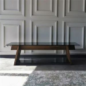 Kalune Design TV stolek TV201 158 cm ořech/černý