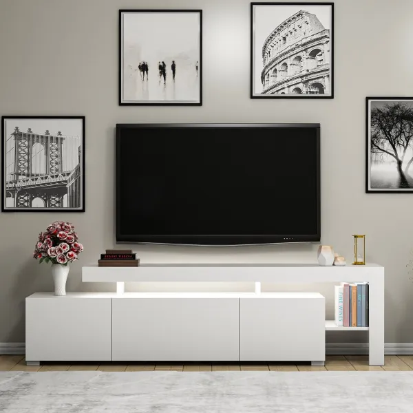 TV stolík Beliz - White