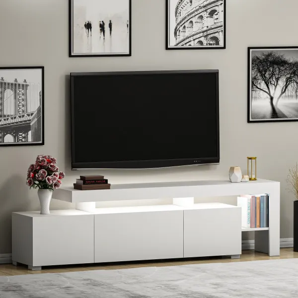 TV stolík Beliz - White