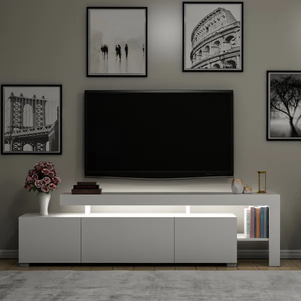 TV stolík Beliz - White