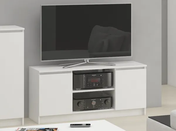 Ak furniture TV stolík Tonon 120 cm biely