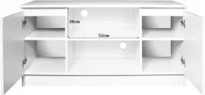 Ak furniture TV stolík Tonon 120 cm biely