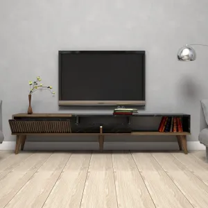 ASIR TV stolík MILAN orech čierny