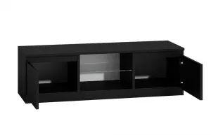 TP Living TV stolík KARO RTV 120  čierny, lesklý