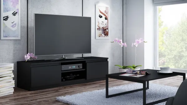 TP Living TV stolík KARO RTV LCD 140 čierny