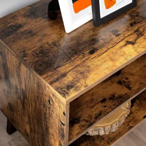 VASAGLE TV stolík retro hnedý 140 x 50 x 40 cm