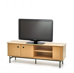 HALMAR TV stolík Smart RTV-1 dub/čierny