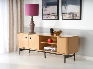 HALMAR TV stolík Smart RTV-1 dub/čierny