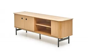 HALMAR TV stolík Smart RTV-1 dub/čierny