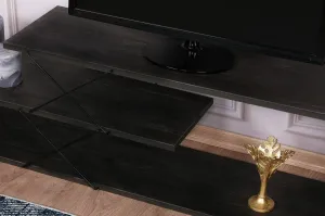 TV stolík Zigzag - Dark Brown