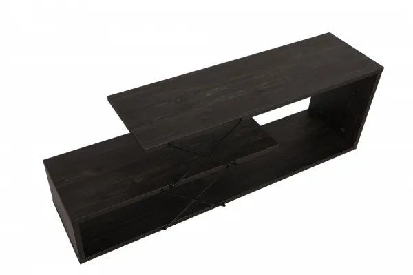 TV stolík Zigzag - Dark Brown