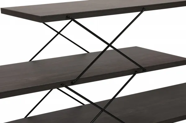 TV stolík Zigzag - Dark Brown