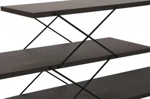 TV stolík Zigzag - Dark Brown