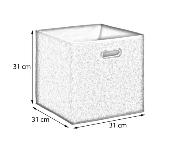 5five Simply Smart Úložný box Woody 31x31 cm