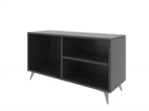 Kalune Design TV stolík ZISINO 100 cm antracitový