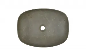 ArtCom Keramické umývadlo ANNA MY1 | sivozelená 50 cm