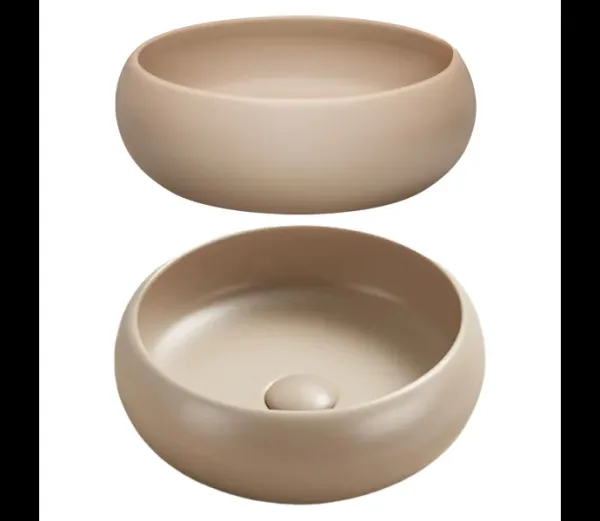 ArtCom Keramické umývadlo WIKI MC | cappuccino 36 cm