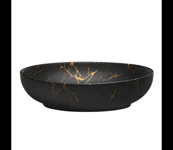 ArtCom Keramické umývadlo MONA MB12 | čierna 52 cm