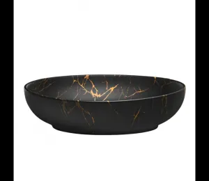 ArtCom Keramické umývadlo MONA MB12 | čierna 52 cm