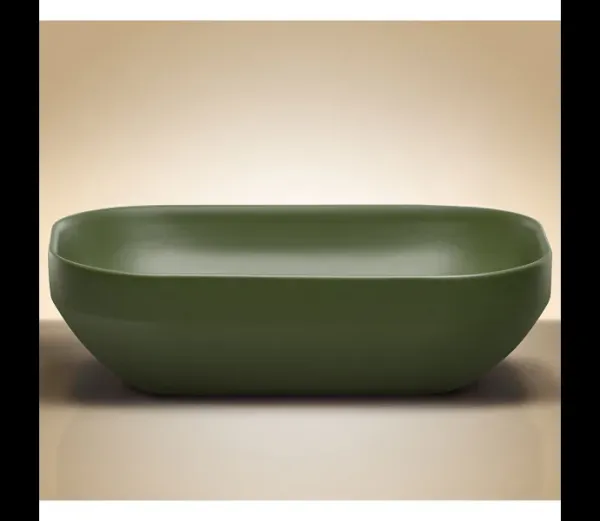 ArtCom Keramické umývadlo NELI MFG | zelená 50 cm