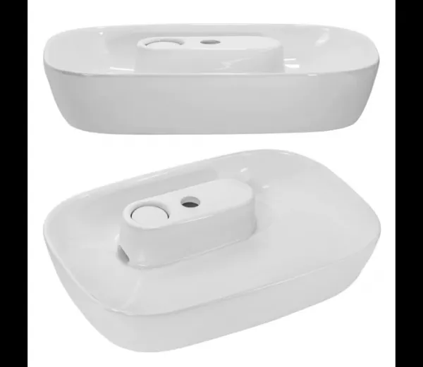 ArtCom Keramické umývadlo POLA | biele 60 cm