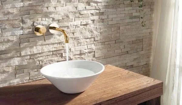 Umývadlová batéria podomietková Rea Lungo Gold