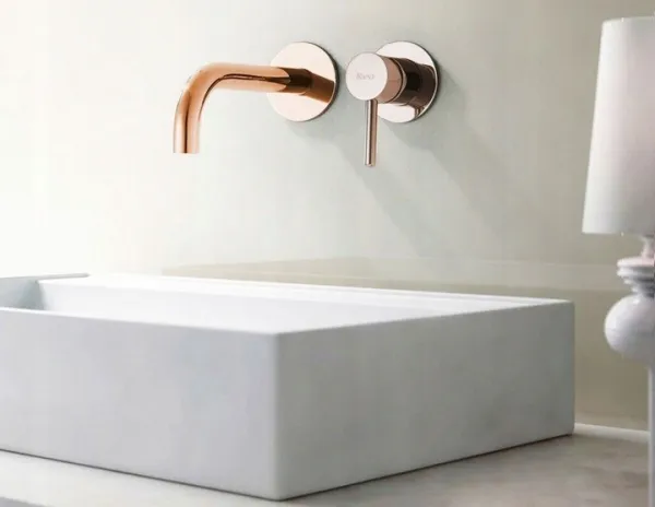 Umývadlová batéria podomietková Rea Lungo Rose Gold