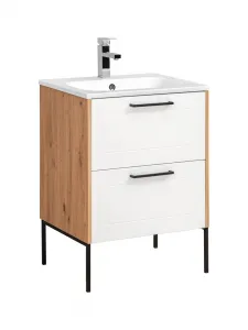 ArtCom Skrinka pod umývadlo MADERA White 820 | 60 cm