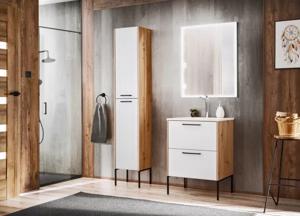 ArtCom Skrinka pod umývadlo MADERA White 820 | 60 cm