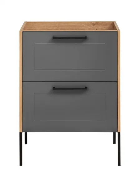 ArtCom Skrinka pod umývadlo MADERA Grey 820 | 60 cm