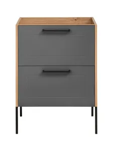 ArtCom Skrinka pod umývadlo MADERA Grey 820 | 60 cm