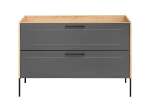 ArtCom Skrinka pod umývadlo MADERA Grey 854 | 120 cm